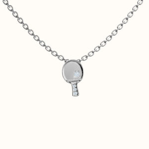 Ping Pong Paddle Necklace