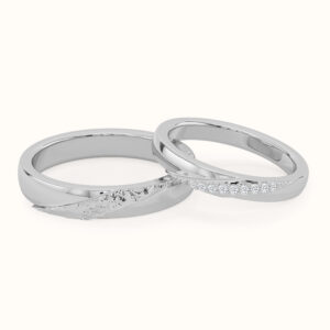 Flat Pave Couple Bands