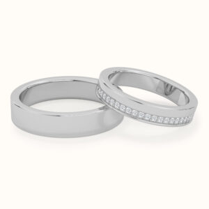 Bicolor Channel Couple Bands