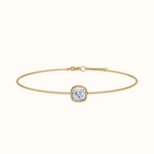 Cushion Bezel Solitaire Bracelet