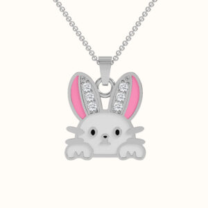 Peeking Rabbit Pendant