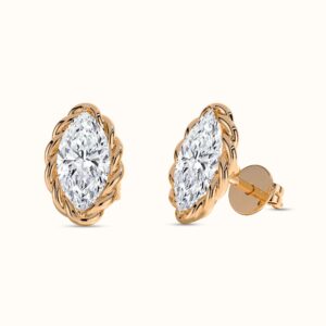 Bloom Marquise Stud Earrings