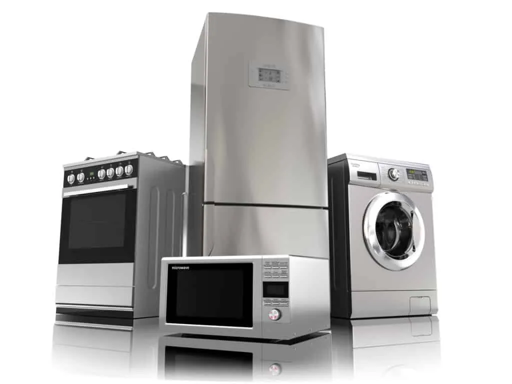 Stainless steel appliances
