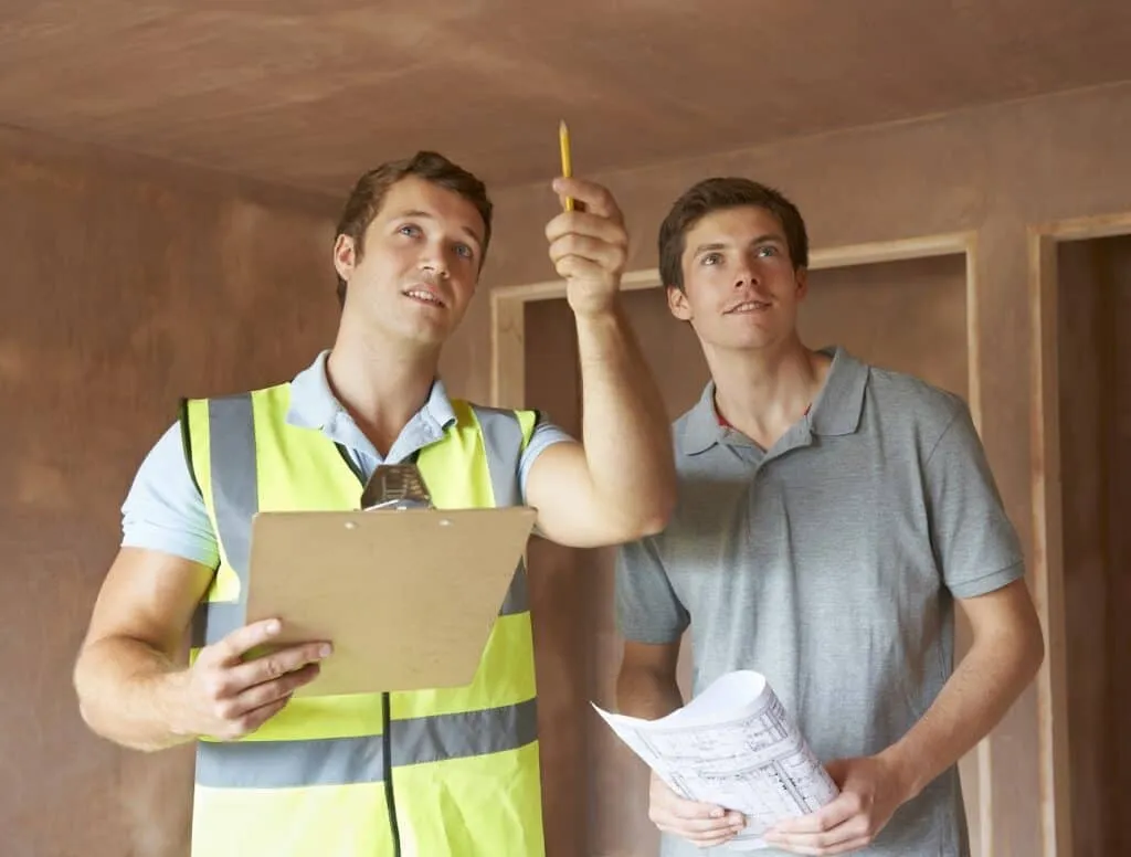 Ongoing inspection with inspector and client