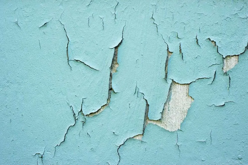 Lead-based paint on wall