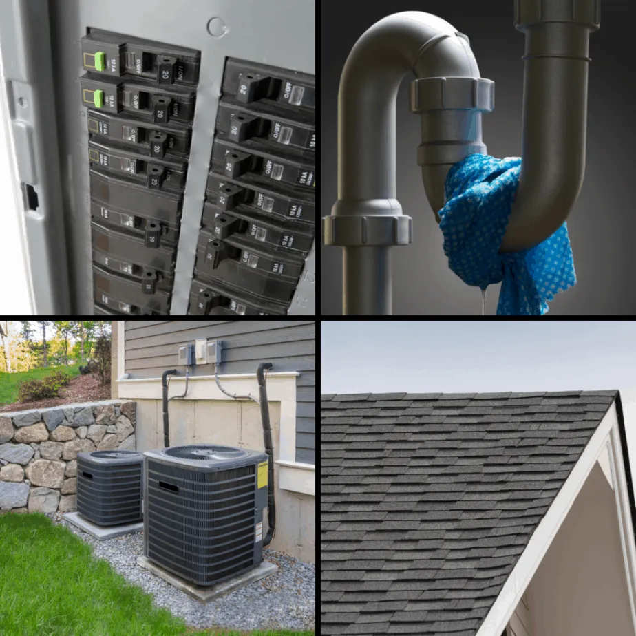 Four grid square of home components