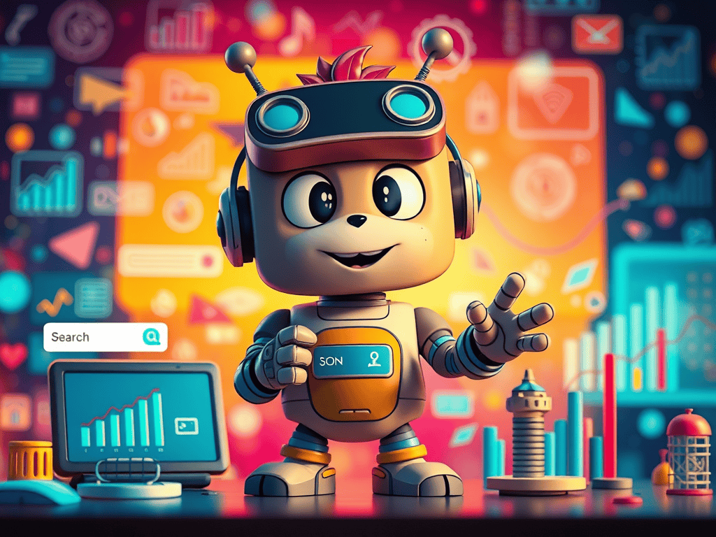 Search Engine Optimization make fun cartoon