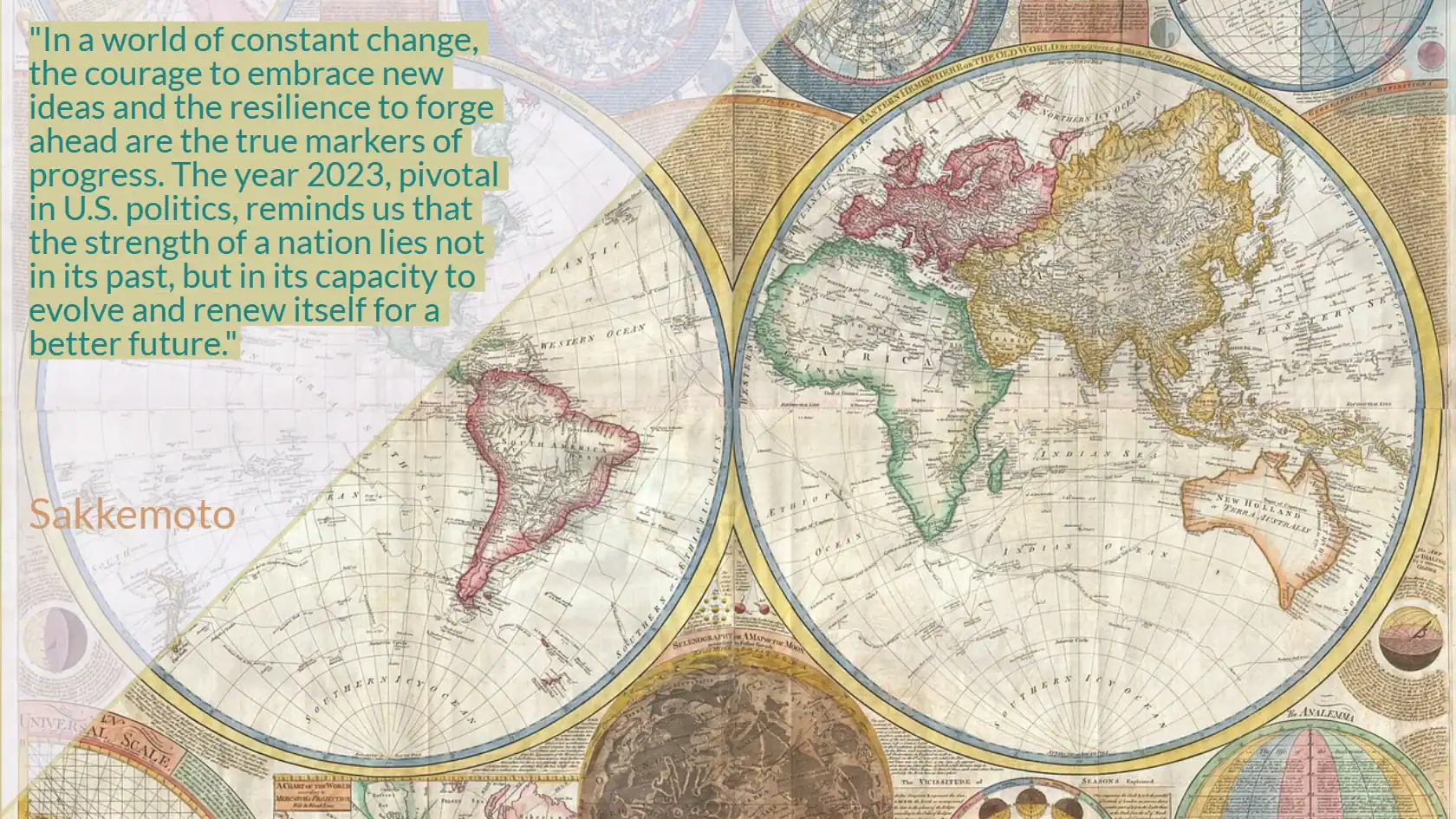 In a world of constant change, the courage to embrace new ideas