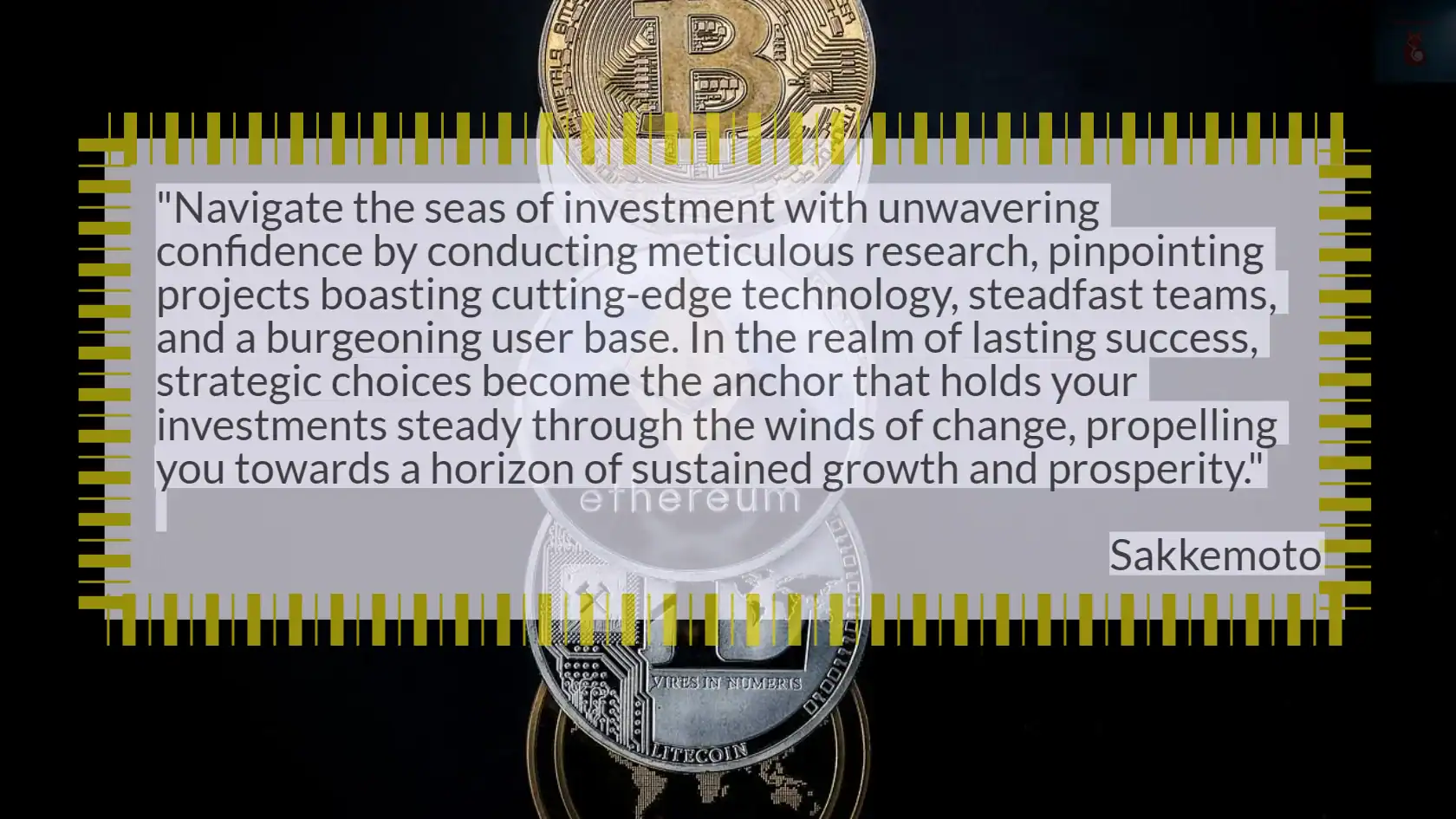 Navigate the seas of investment with unwavering confidence by conducting meticulous research, Cryptocurrency Investment Strategies