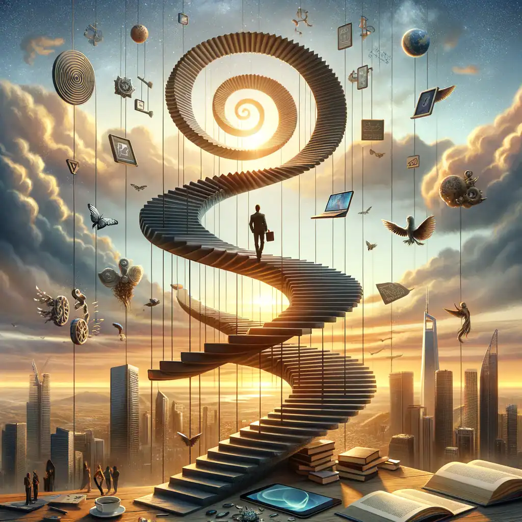 In the unpredictable world of business, it's important to be resilient. Instead of seeing failure as a setback, think of it as an opportunity for growth—a concept known as a growth mindset. People with a growth mindset believe that skills and intelligence can be developed through hard work and dedication. They also see challenges as chances to learn rather than obstacles to overcome.