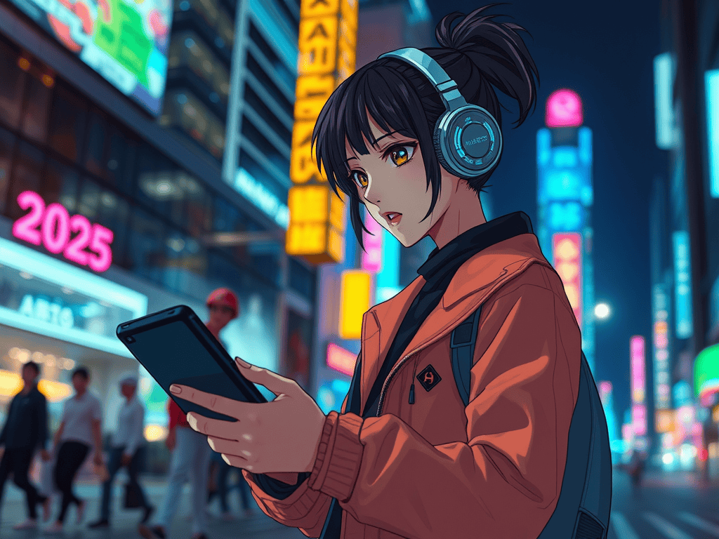 Gig Economy 2025 manga style anime ! topic new year 2025