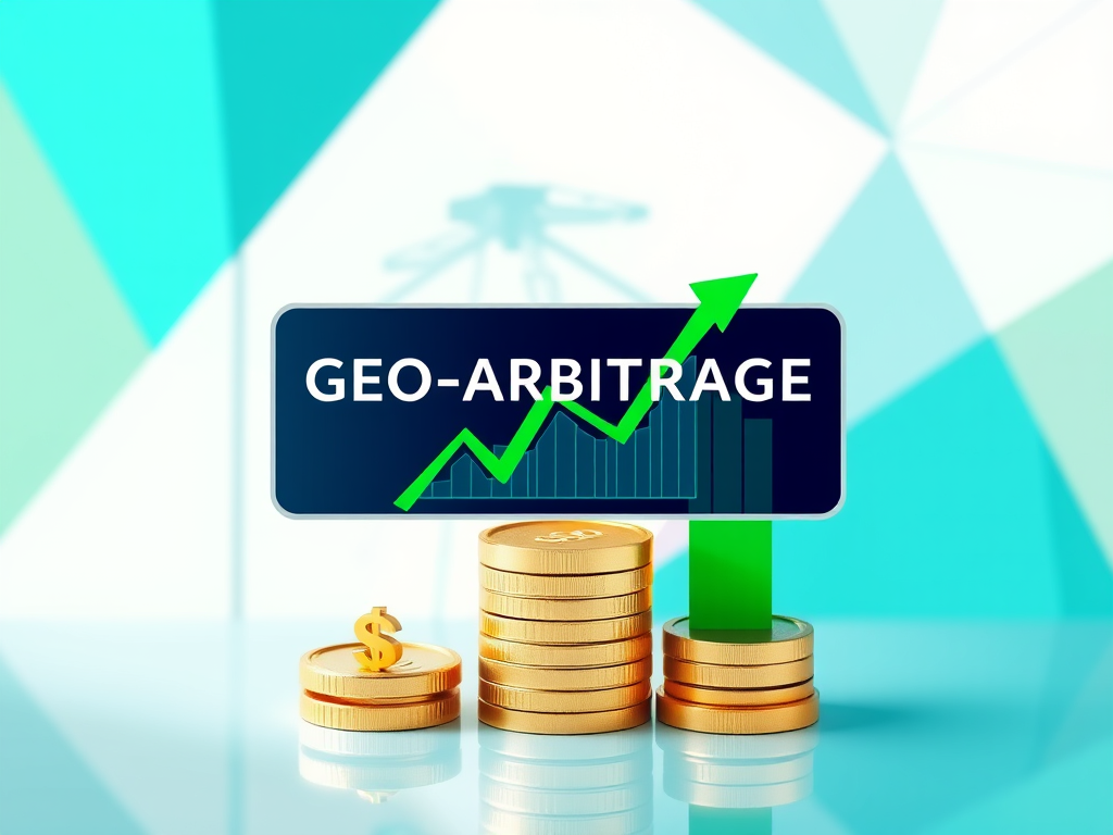 Geographic arbitrage investing strategies for financial freedom, money growth, and wealth building with Sakkemoto.