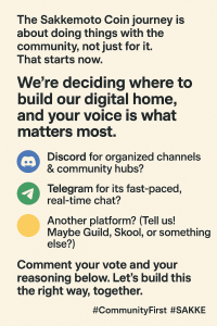 Join the Sakkemoto Coin Community Vote