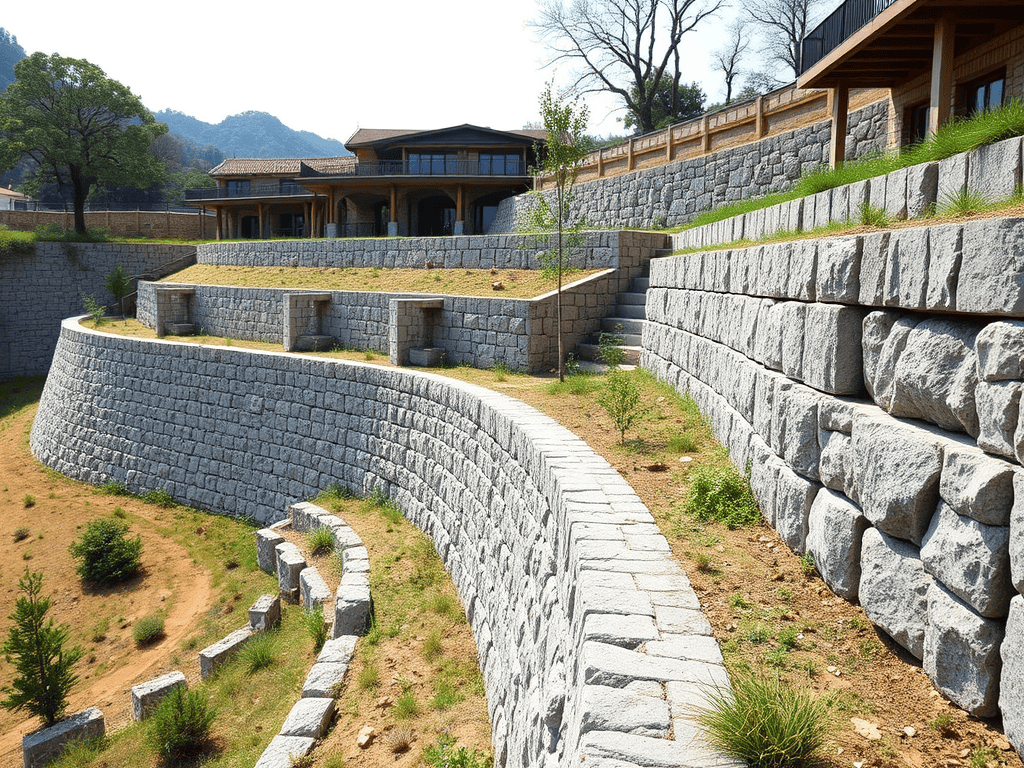 Retaining Walls -Concrete, Stackable, Bricks, Stone, Etc