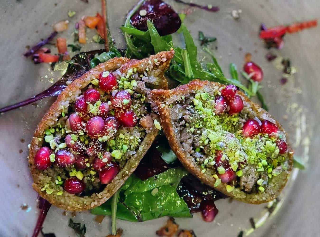 Foto von Kibbeh - traditional syrische Speise
