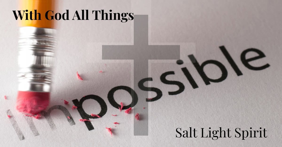 With God All Things