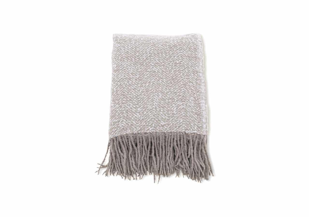 Mysig ullpläd för sängen, perfekt för höst och vinter, högkvalitativ och varm.