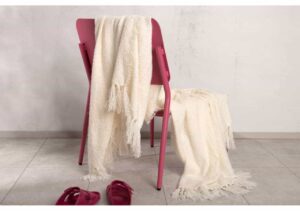 Hälsosam bomulls tekstil med ljus design och mjuk känsla.