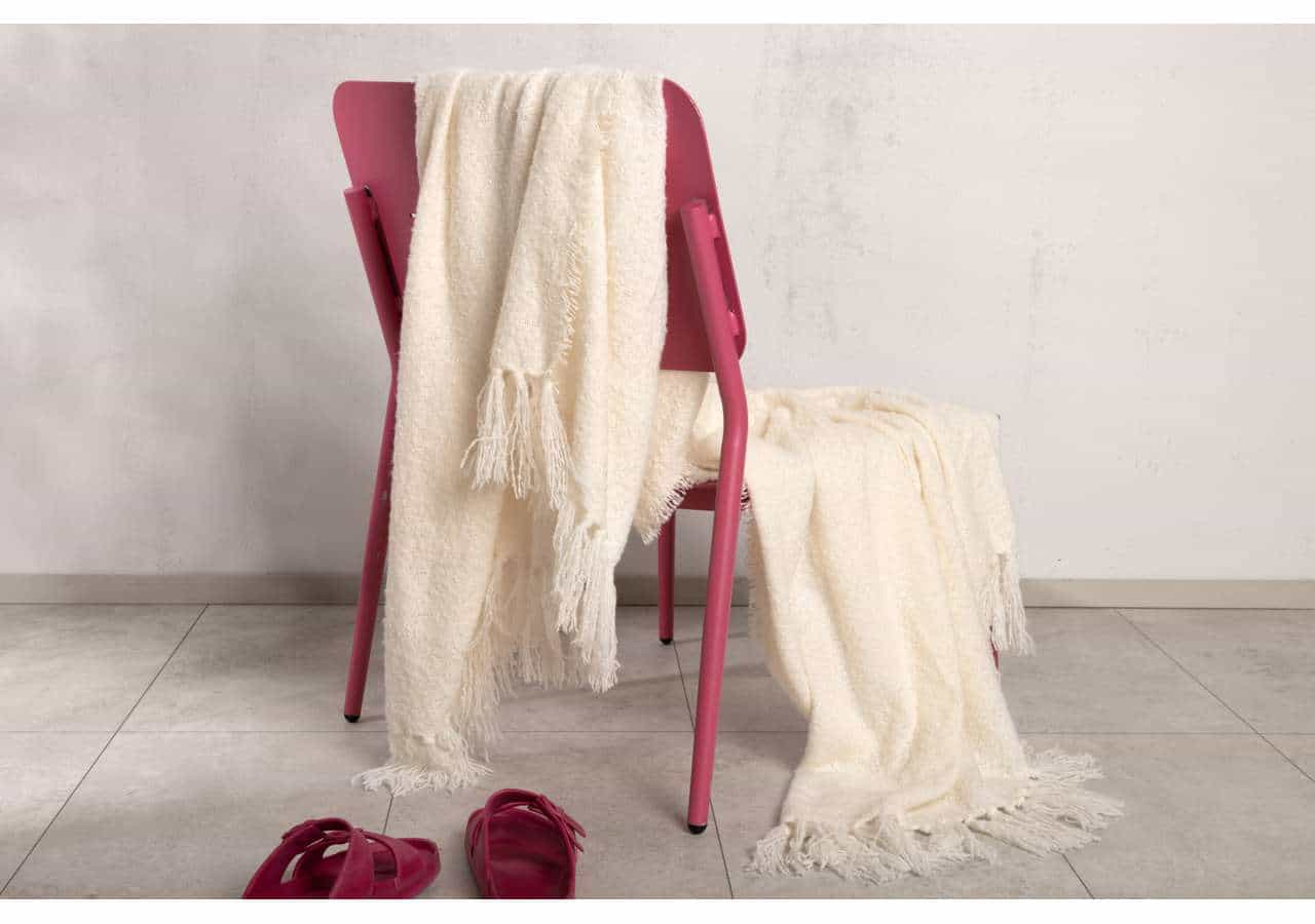 Hälsosam bomulls tekstil med ljus design och mjuk känsla.