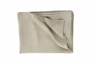 Linstickad linnesängklädsel för skandinavisk sovstil och komfort.