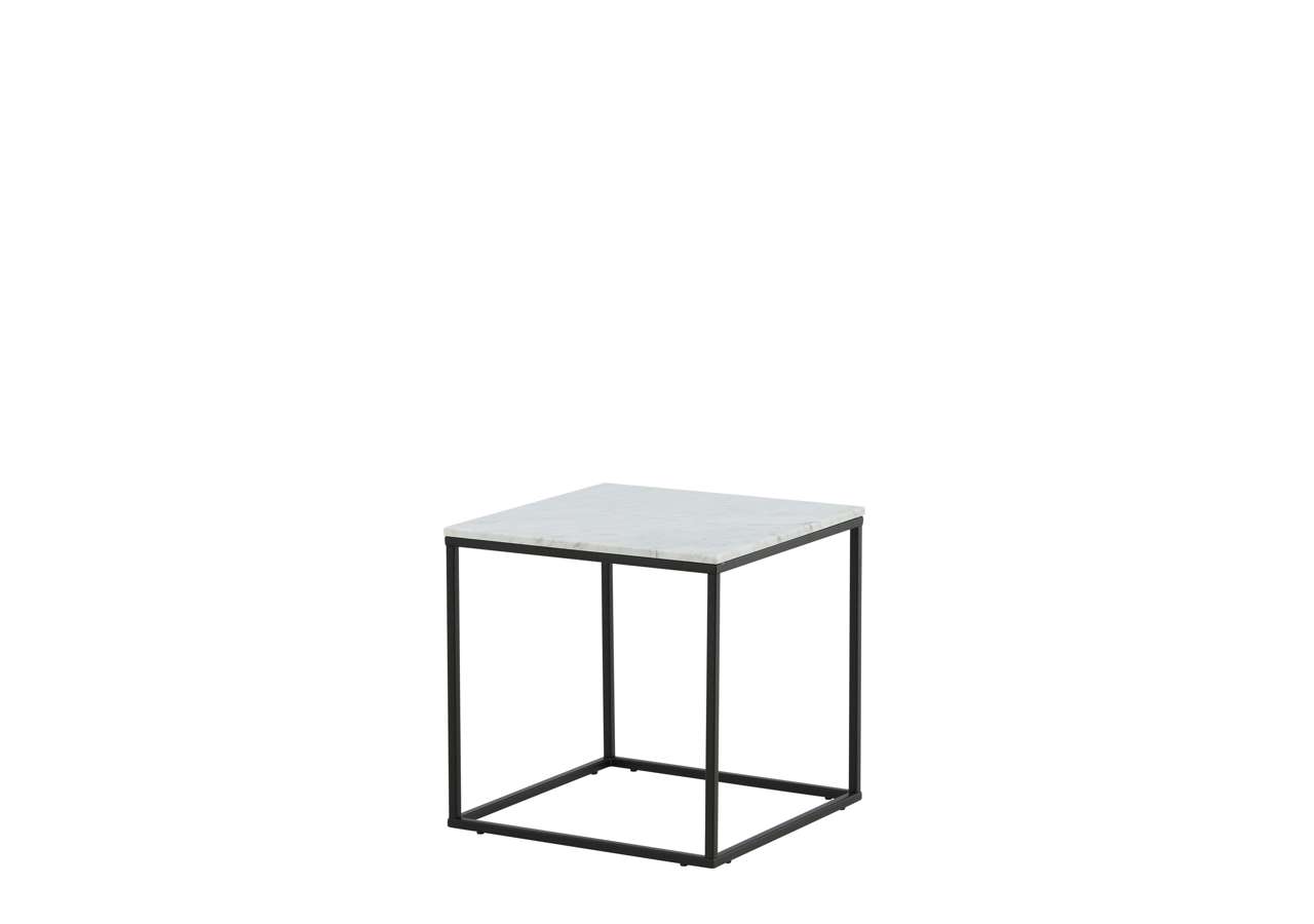 Modern svart metallbordsstol med marmorskiva för elegant hemmakontorsstil.