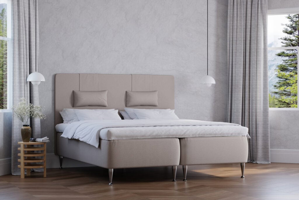 Hälsosamt, bekvämt sängmöblemang designad för optimal sömn och stil.