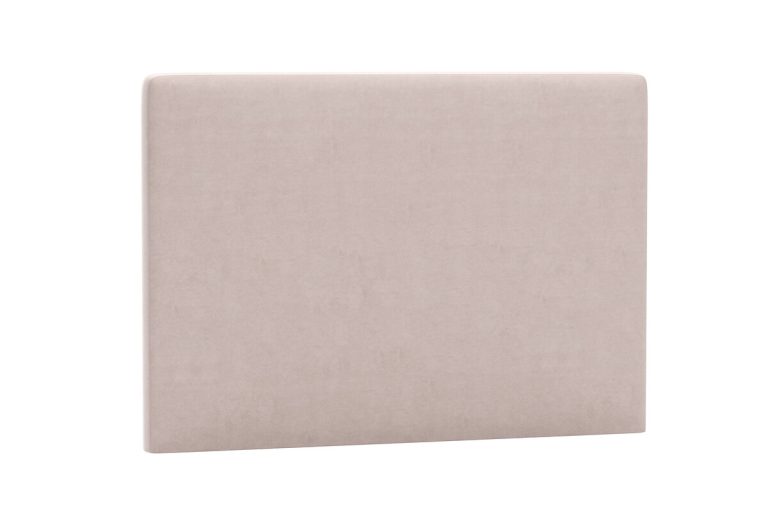 Sänggavel i tyg för elegant och bekväm sängstomme, tillverkad av Sängfabriken.