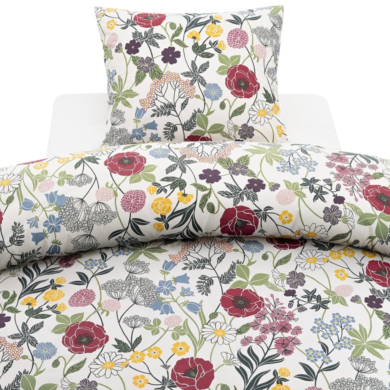 Färgglatt blomsterbäddsets set i Stockholm.