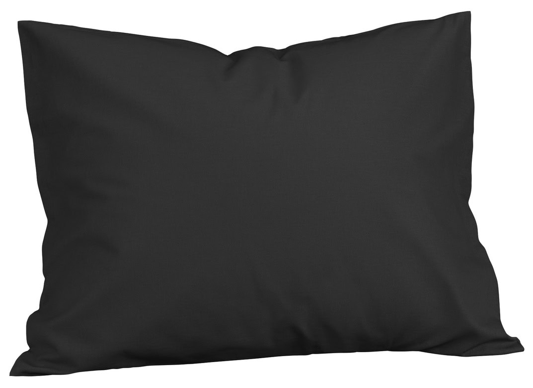 Sängkudde i svart, sovkomfort och design, perfekt för sovrum och sängar.