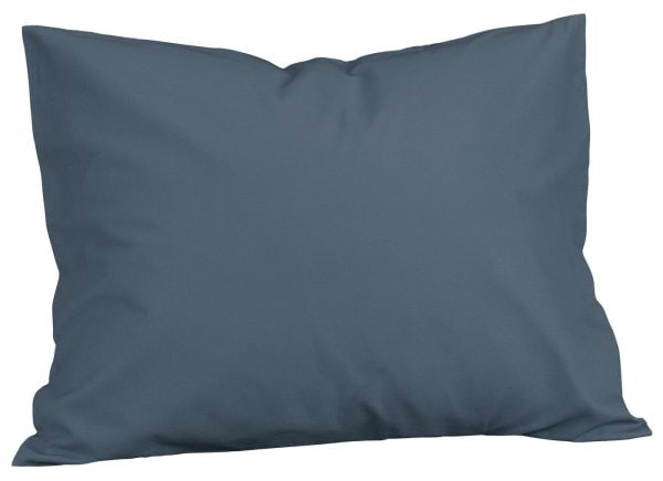 Mjuk sängkudde i marinblått för sovkomfort och stil.