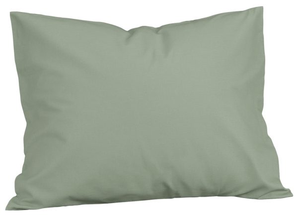 Mjuk grå kudde i högkvalitativt sovtextil.