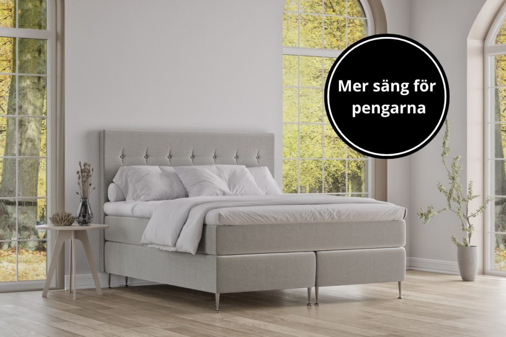 Sängfabriken, sängar av hög kvalitet, bekvämt sovrum, moderna sovrumsmöbler, komfortabel säng.