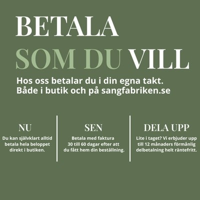 Bekvämt och enkelt sängköp med betalning i din takt – i butik och online på Sangfabriken.