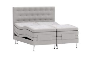 Högkvalitativ sängram med utdragbara madrasser, modern design, perfekt för komfort och stil.