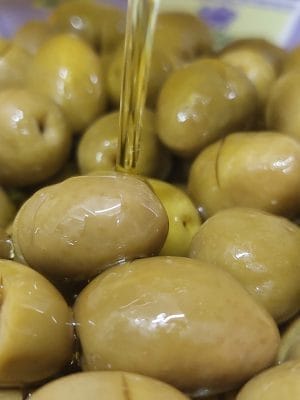 Manzalina Yeşil Zeytin Dilme 1 Kg - Görsel 5