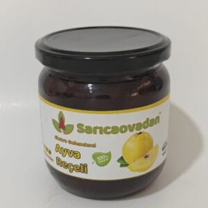 Ayva reçeli güneşte kıvam aldırılmıştır koruyucu katkı içermez. Pancar şekerinden el yapımıdır.