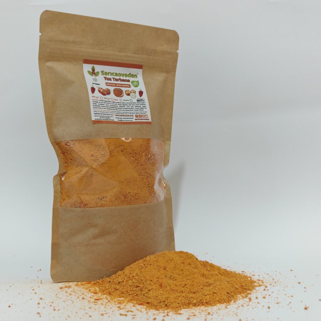 El yapımı ege usülü toz tarhana Sarıcaovadan