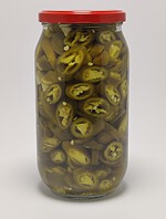 Jalepeno acı biber turşusu doğal farmante