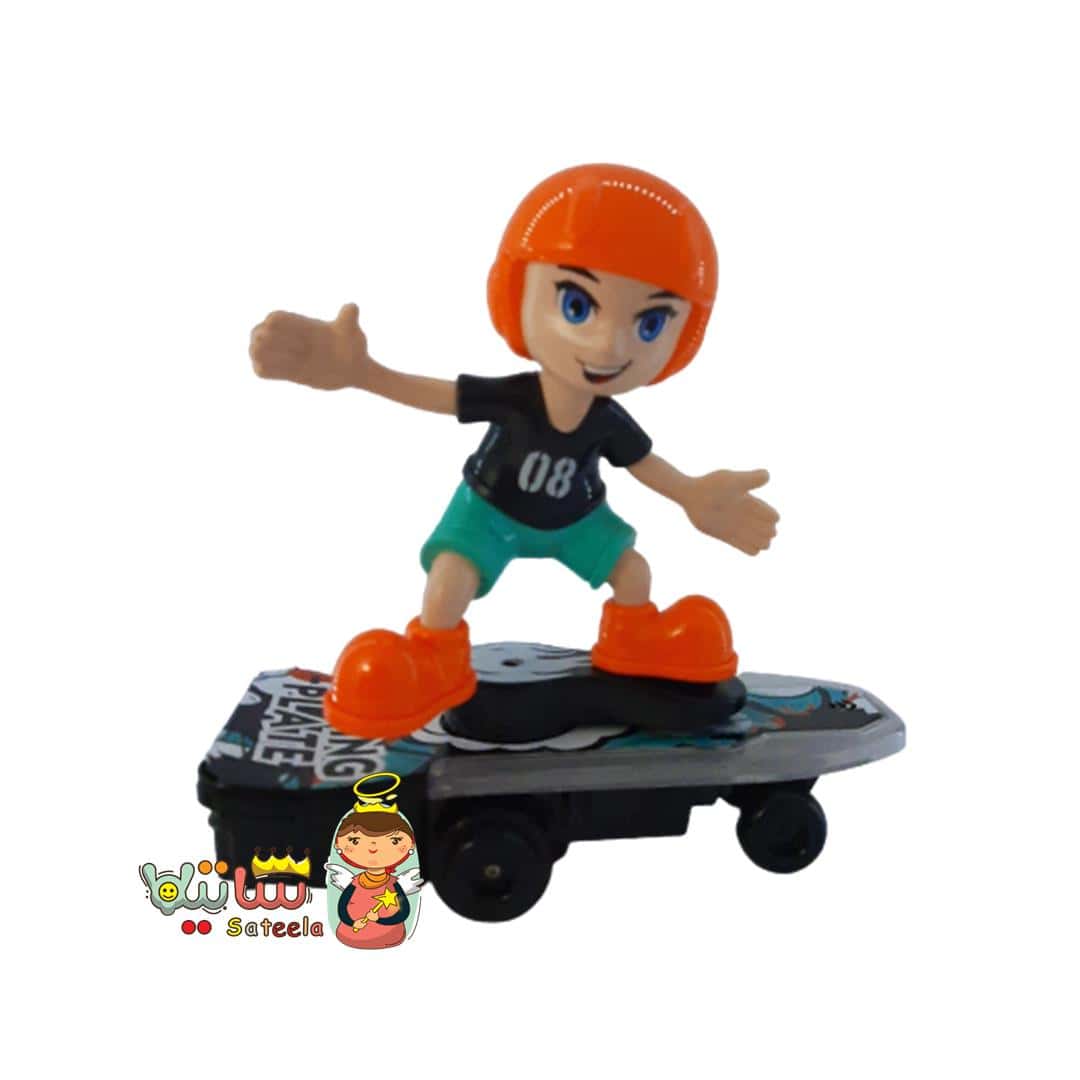 اسباب بازی پسر اسکیت سوار