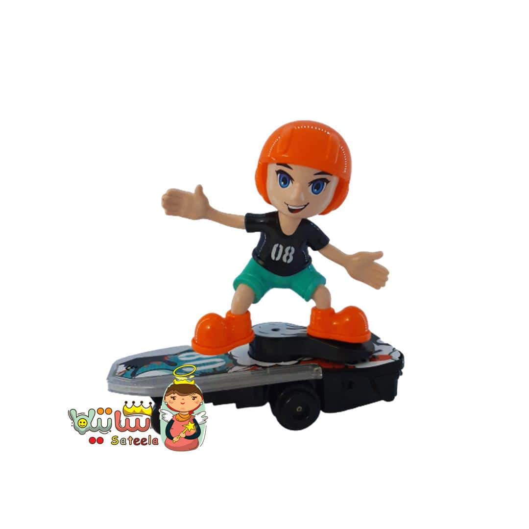 اسباب بازی پسر اسکیت سوار