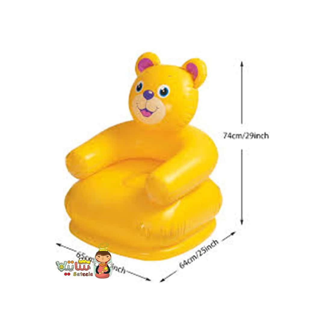 صندلی بادی کودک طرح خرس