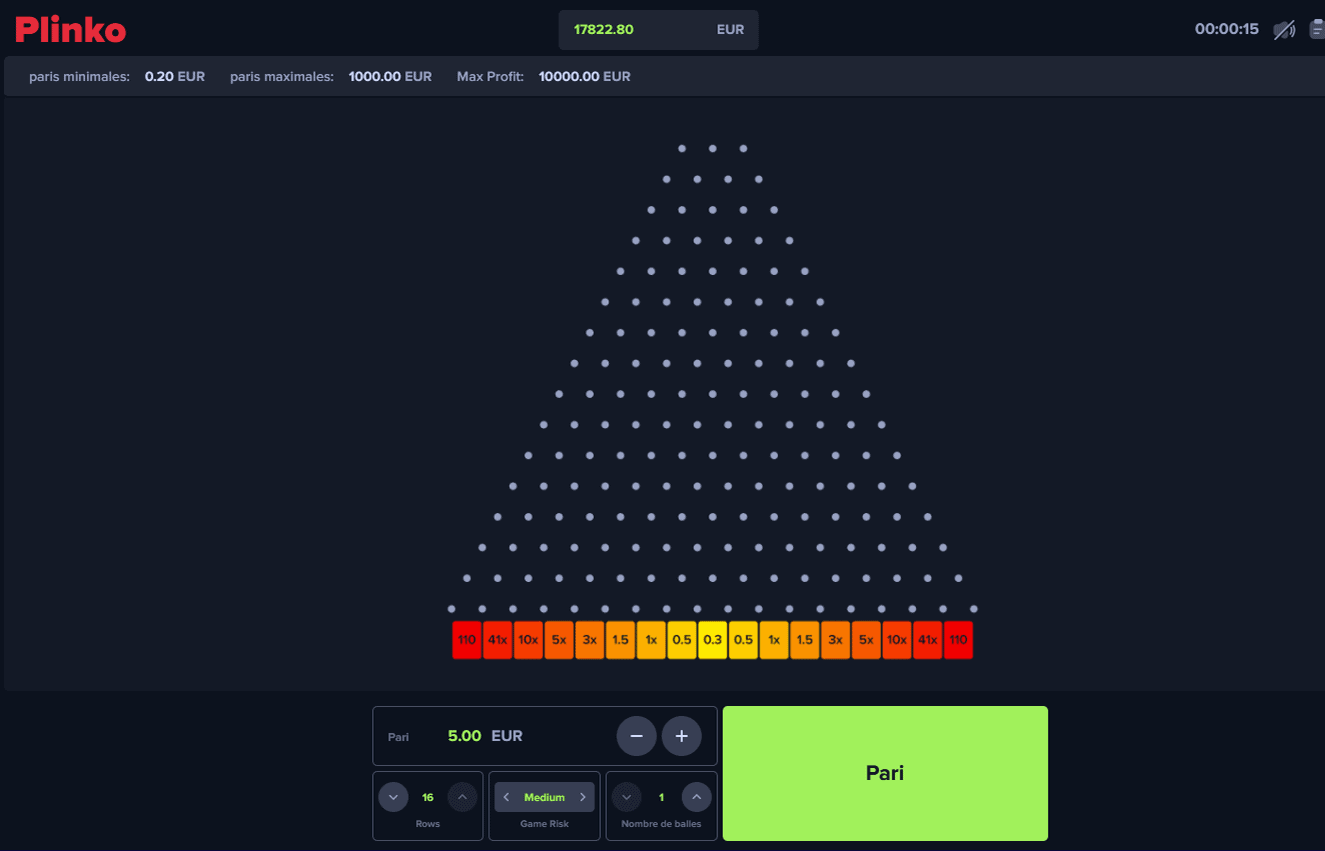 jeu plinko casino