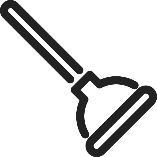 Pictogramme le débouchage des toilettes