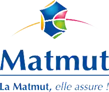 Logo Matmut avec solutions habitat et assurance.