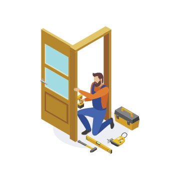 Portes intérieures sur mesure pour votre habitat, installation professionnelle et fiable.