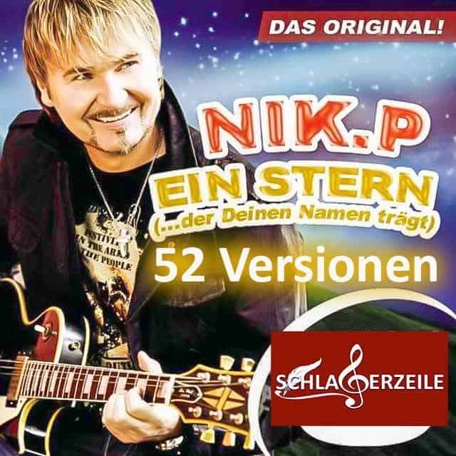 Nik P., Ein Stern, Cover