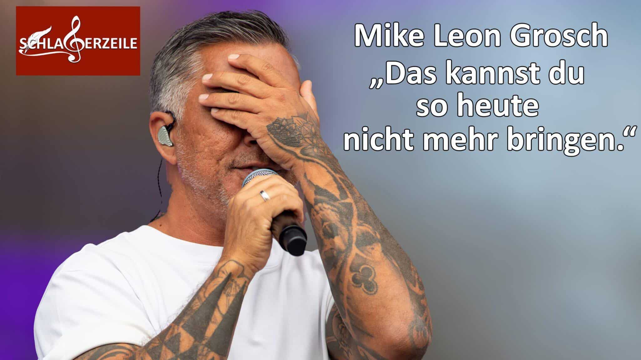 Mike Leon Grosch, DSDS-Kritik, ©Fracasso