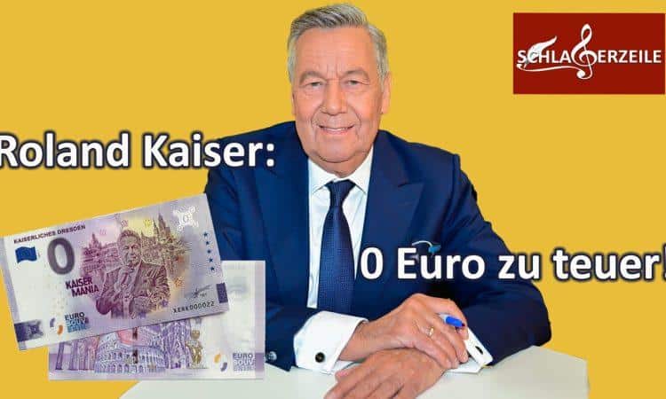 Roland Kaiser Null Euro Schein
