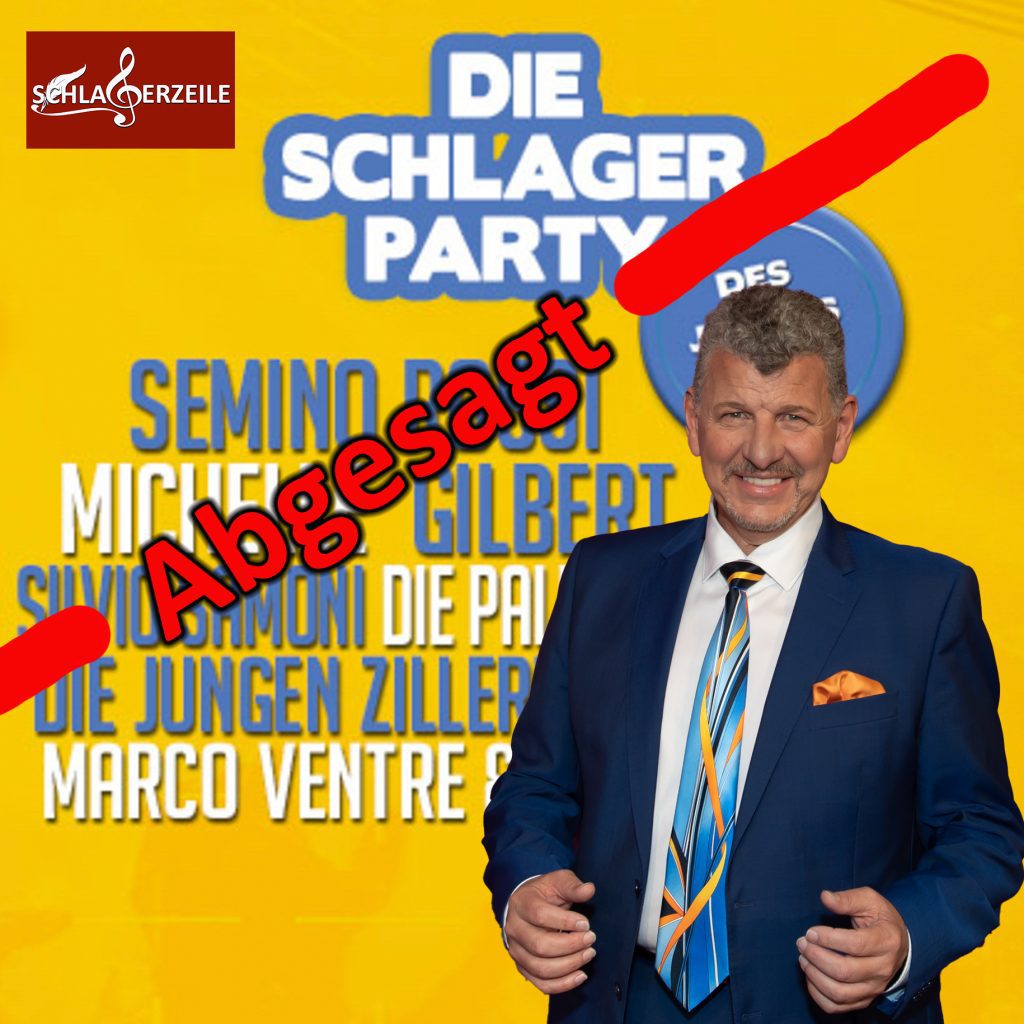 Schlagerparty des Jahres abgesagt