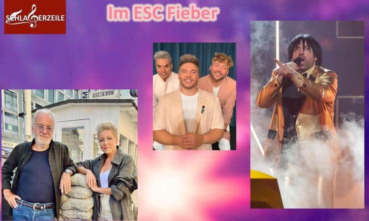 ESC Bewerber: Zeitflug, Ikke Hüftgold, Alexandra Hofmann und Jorgen Olsen